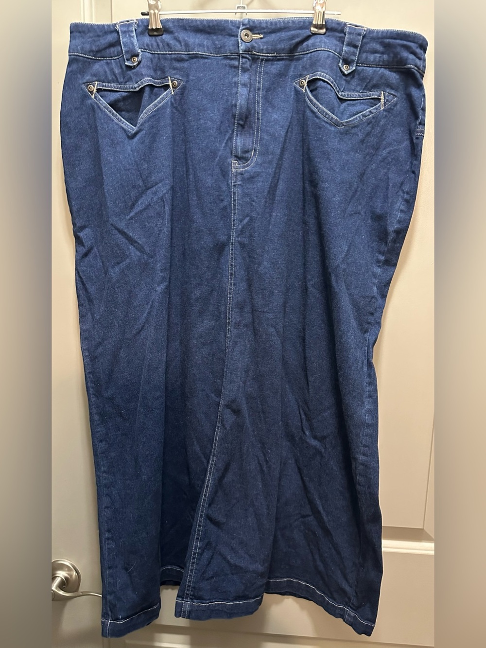 Juke Box Size 20 Blue Denim Skirt EUC